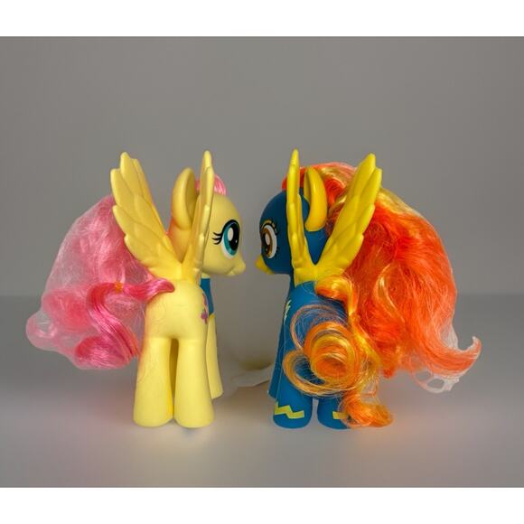 Hasbro MY LITTLE PONY G4 Wonderbolt 6" FLUTTERSHY and SPITFIRE Brushable Toy - Picture 4 of 7